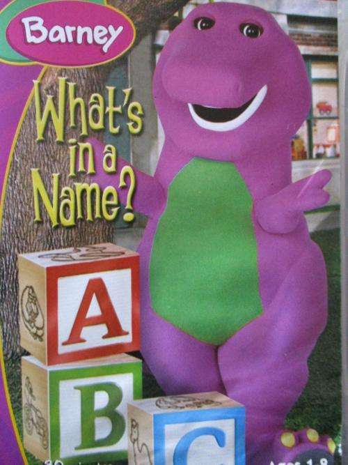 DVD - Barney - What's in A Name?