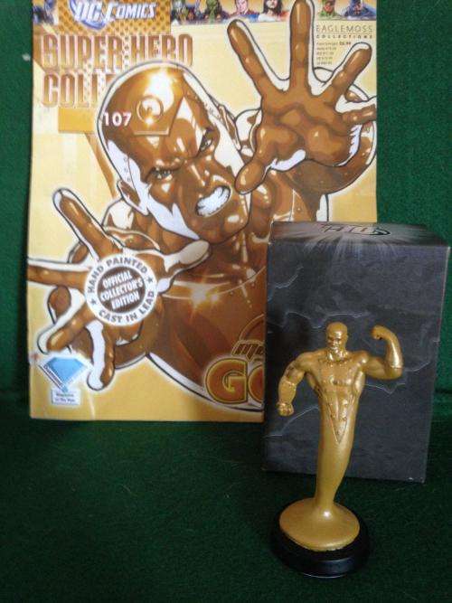 DC Comics Super Hero Collection - Gold c/w Magazine no 107 - Eaglemoss Collections