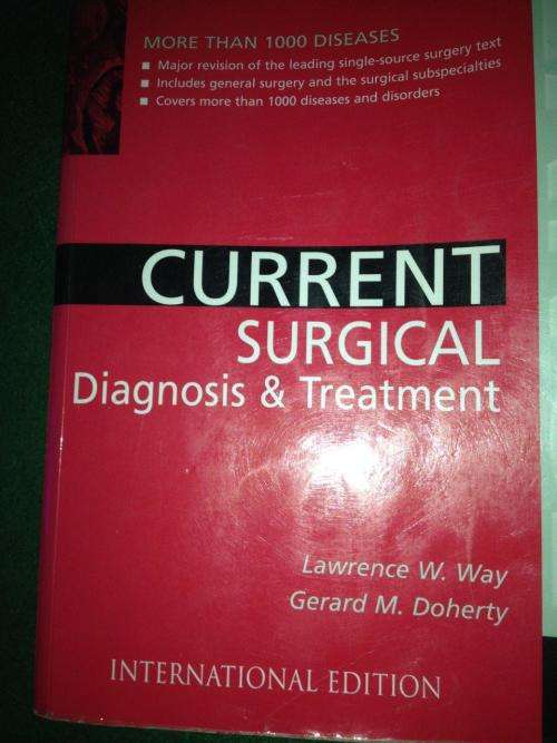 Current Surgical Diagnosis & Treatment Int. 11th edition Way,Doherty - Soft Cover 1467 pages