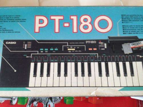 Vintage Boxed - Casio PT-180 Electronic Keyboard c/w Rom made in Japan