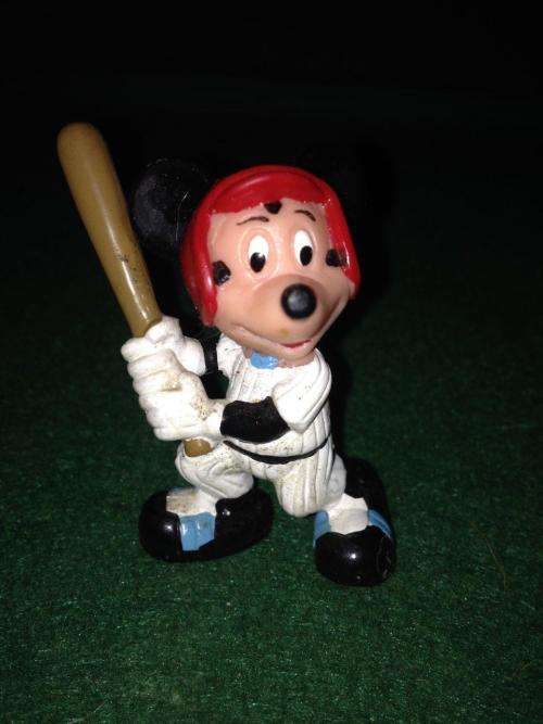 Baseball Mickey Mouse - Disney - Solid Rubber +- 5.5cm