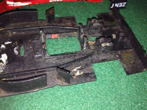 Toyota Le mans (Made in Europe) Body + Chassis - Spares or Repair or Scenery - 1:32 Scale