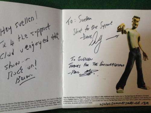 CD - Summersalt - Neon Child ( signed )