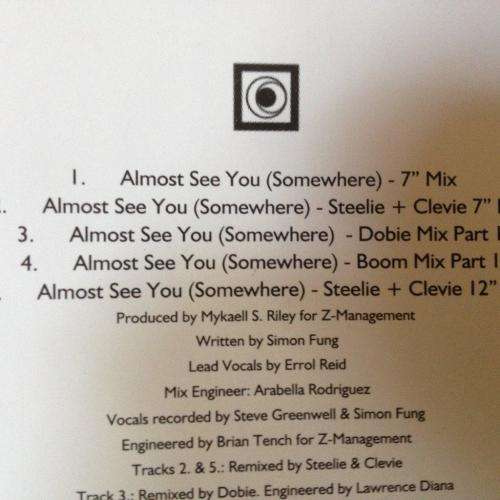 CD - China Black - Almost See You ( Somewhere) Single