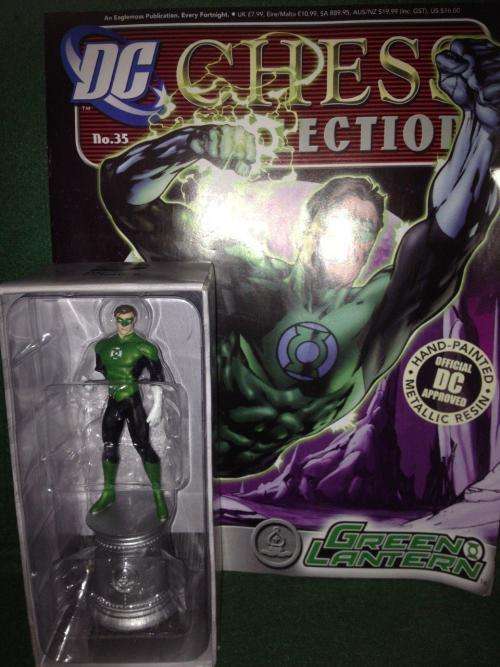 DC Chess Collection - Green Lantern c/w Magazine no 35 Eaglemoss Collections