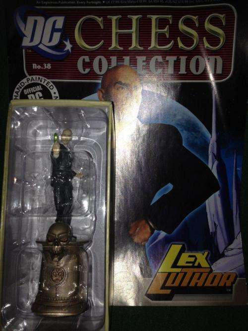 DC Chess Collection - Lex Luthor c/w Magazine no 38 Eaglemoss Collections