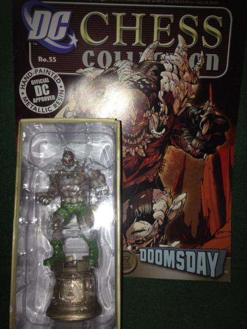 DC Chess Collection - Doomsday c/w Magazine no 55 Eaglemoss Collections