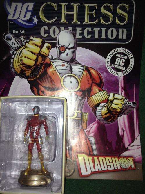DC Chess Collection - Deadshot c/w Magazine no 39 Eaglemoss Collections