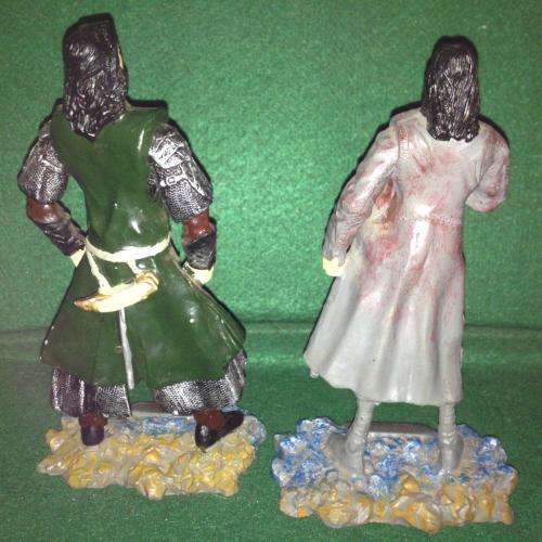 2 x Lord of The Rings Statues - +- 16cm