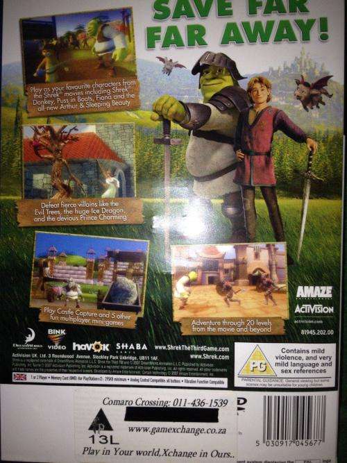 PS2 - Shrek The Third