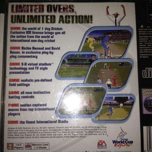 Cricket 2000 - Playstation (PSone) PS1 (pal disc)