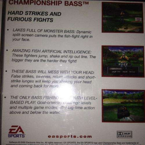PS1 - Championship Bass - Playstation (PSone) PS1 (pal disc)