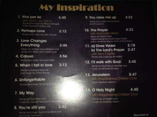 CD - Dewald von Solms - My Inspiration