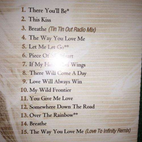 CD - Faith Hill - There You`ll Be