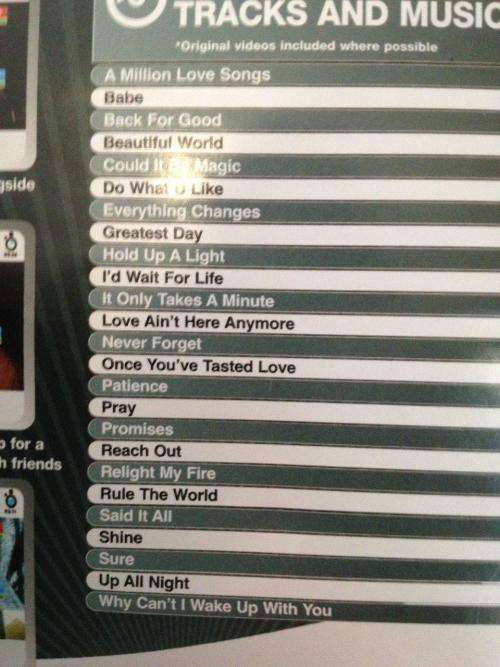 PS2 - Singstar Take That