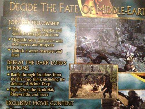 PS2 - The Lord of The Rings The Two Towers