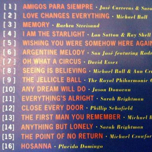 CD - Andrew Lloyd Webber - The Premiere Collection Encore