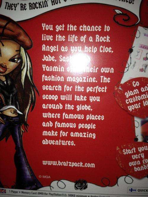 PS2 - Bratz Rock Angelz (NTSC DISC) -