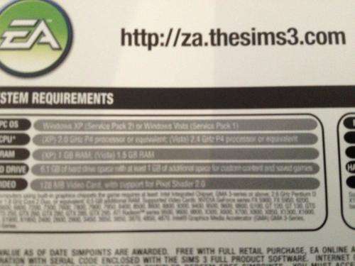 PC - The Sims 3