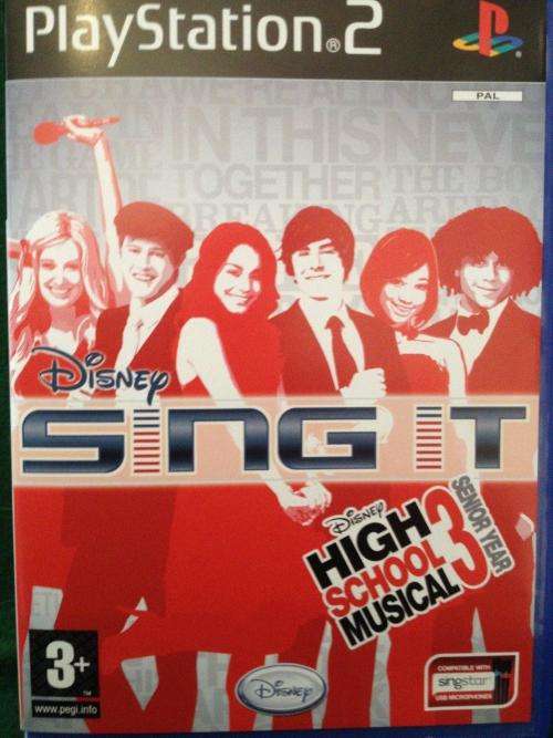 PS2 - Disney Sing It High School Musical 3 Senior Year (New Sealed)