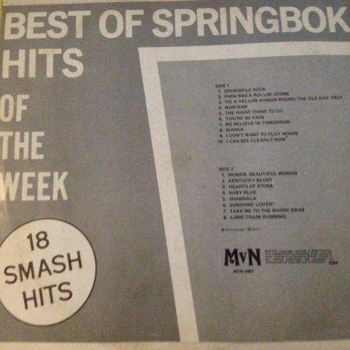 L.P. - Best of Springbok Hits of the Week