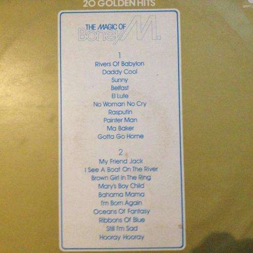 LP - Boney M - The Magic of Boney M 20 Golden Hits
