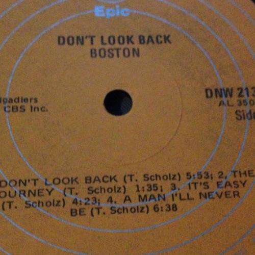 LP - Boston - Don't Look Back