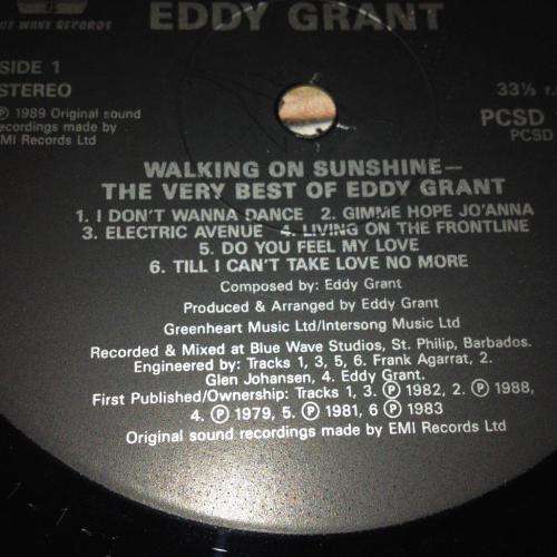 L.P. - Eddy Grant - Walking on Sunshine