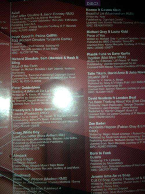 CD - The Best Club Anthems 2011 Volume 2 mixed by Kevin Grenfell (3cd)