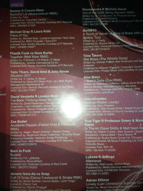 CD - The Best Club Anthems 2011 Volume 2 mixed by Kevin Grenfell (3cd)