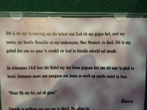 CD - Bianca and Friends - Light Your World with The Power of His Love
