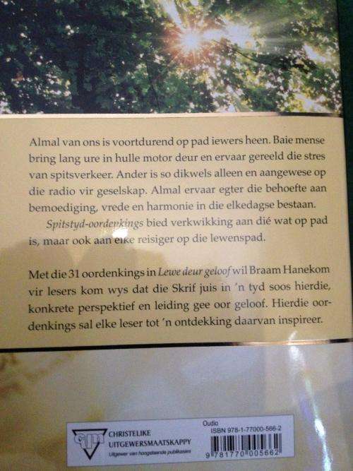 CD - Lewe deur Geloof - Braam Hanekom - boek ingesluit