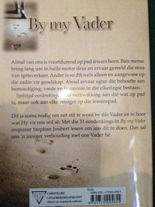 CD - By My Vader - Stephan Joubert - boek ingesluit