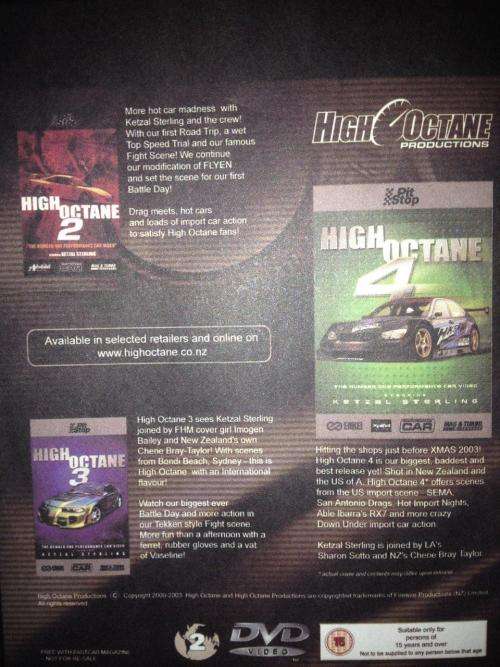 DVD - Fast Car -High Octane