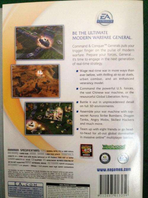 PC - Command & Conquer - Generals