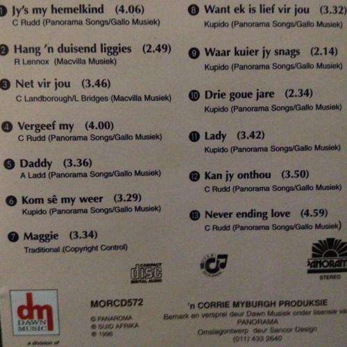 CD - Charles Rudd - Ju`s my Hemelkind