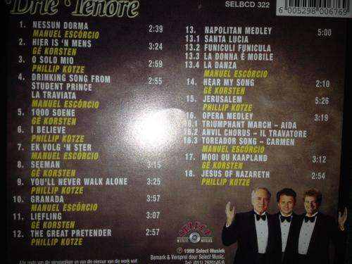 CD - Ons Eie Drie Tenore