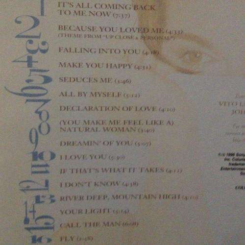 CD - Celine Dion - Falling Into You