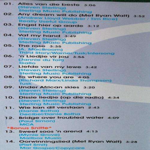 CD - Steven Sterling - Alles Van Die Beste