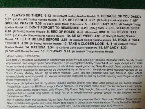 CD - Morne` Lesley - Always be There
