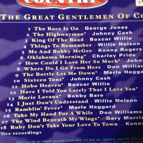 CD - Legends of Country - The Great Gentlemen of Country