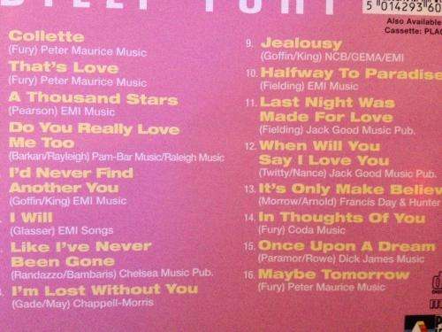 CD - Billy Fury - Halfway to Paradise