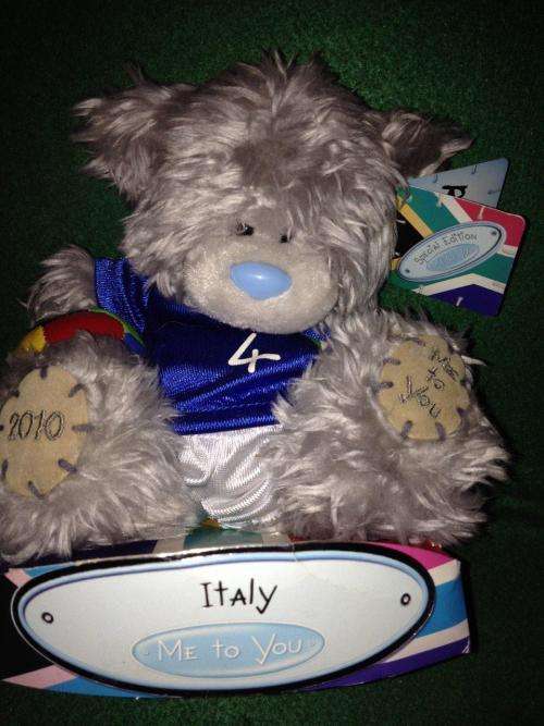 Tatty Teddy - Special Edition 2010 Soccer World Cup SA - Italy Me to You +- 16cm