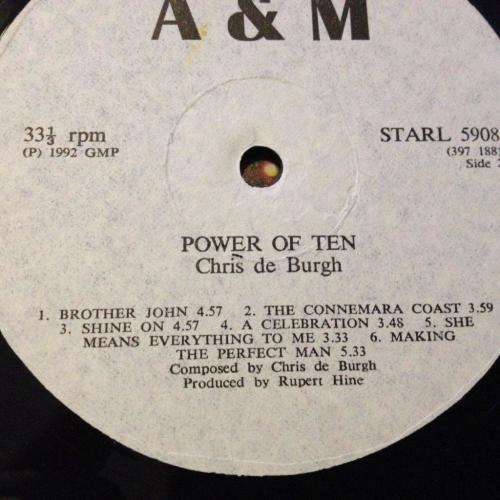 LP - Chris De Burgh - Power of Ten