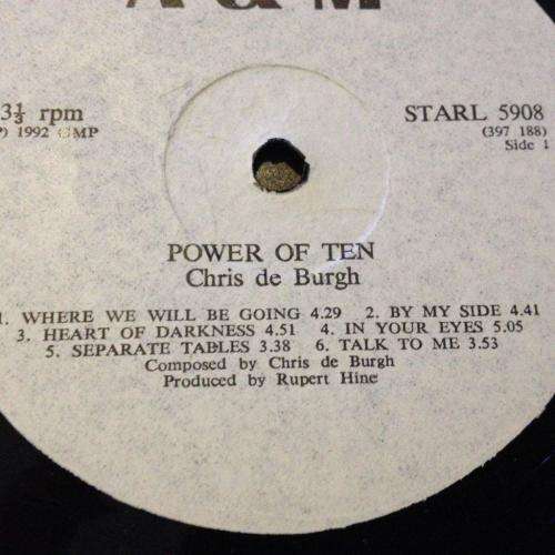 LP - Chris De Burgh - Power of Ten