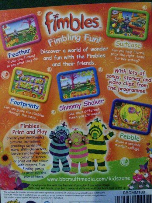 PC - Fimbles Fimbling Fun (No print pack)