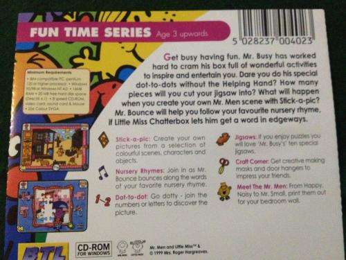 PC - Mr. Men & Little Miss Mr. Busy`s Box oF Fun