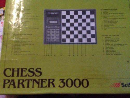 Vintage Chess Partner 3000 Made in Hong Kong by Scisys