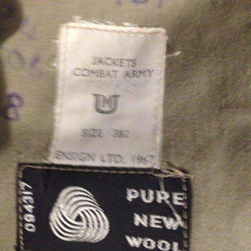 Bunny Jacket - Jackets Combat Army Size 382 Engign Limited 1967