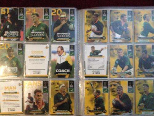 Job Lot: Rugby World Cup Collector Cards 1995,2007 + 2011 - 193 Cards near Complete